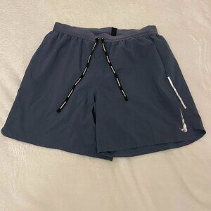 Nike Men's Athletic Shorts Navy with Black Drawstring